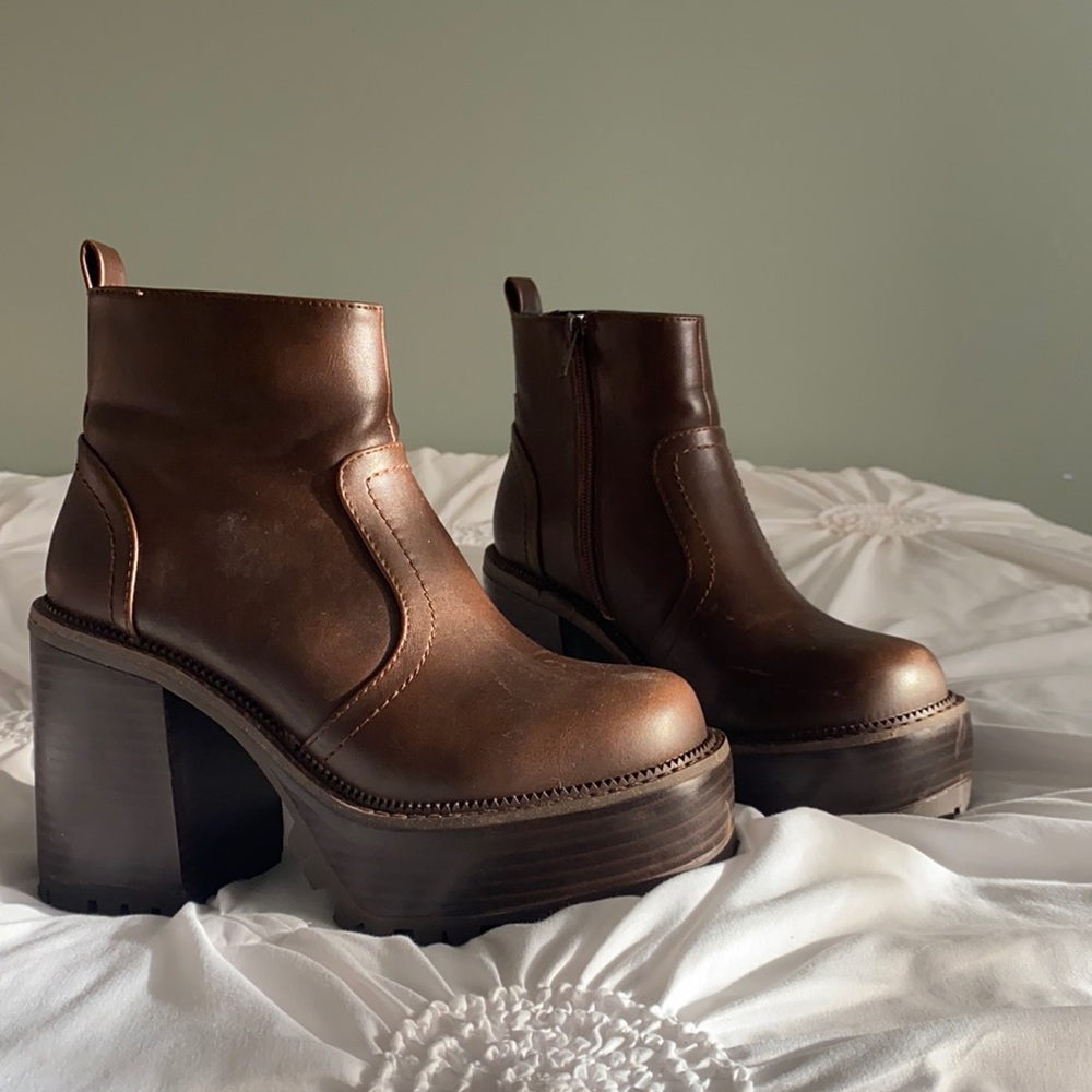 Brown boots